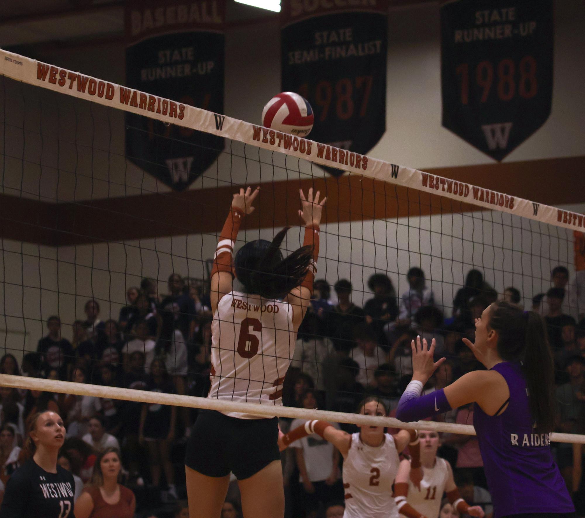 Varsity Volleyball Crushes Cedar Ridge Raiders 3-0