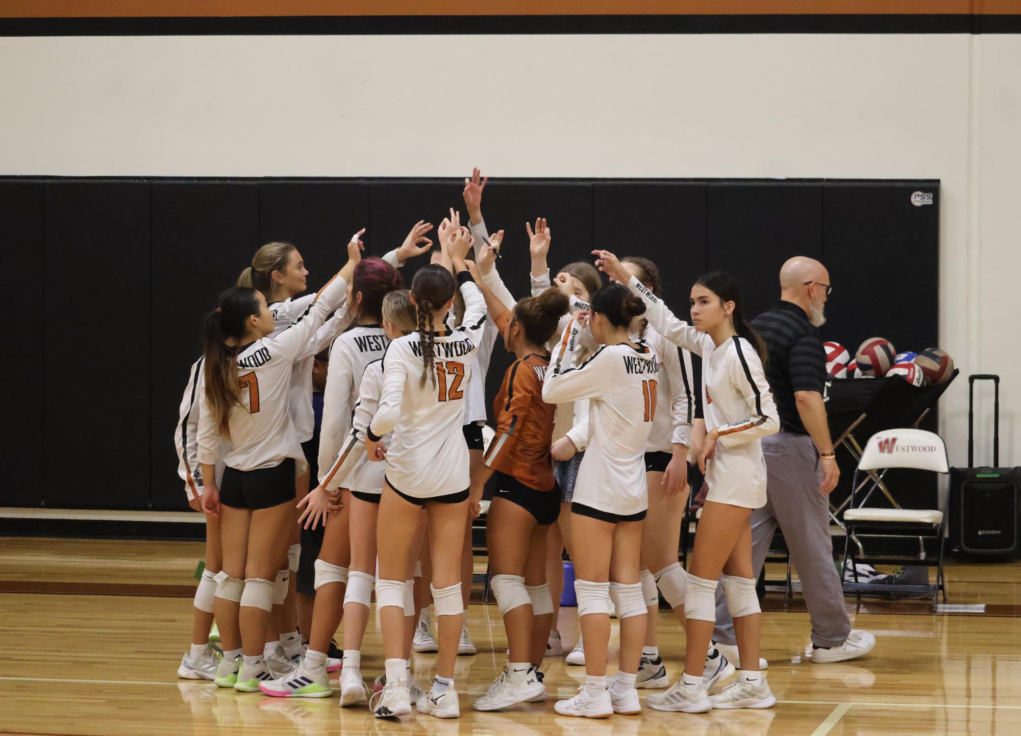 JV White Volleyball Falls Just Under Cedar Ridge 2-0