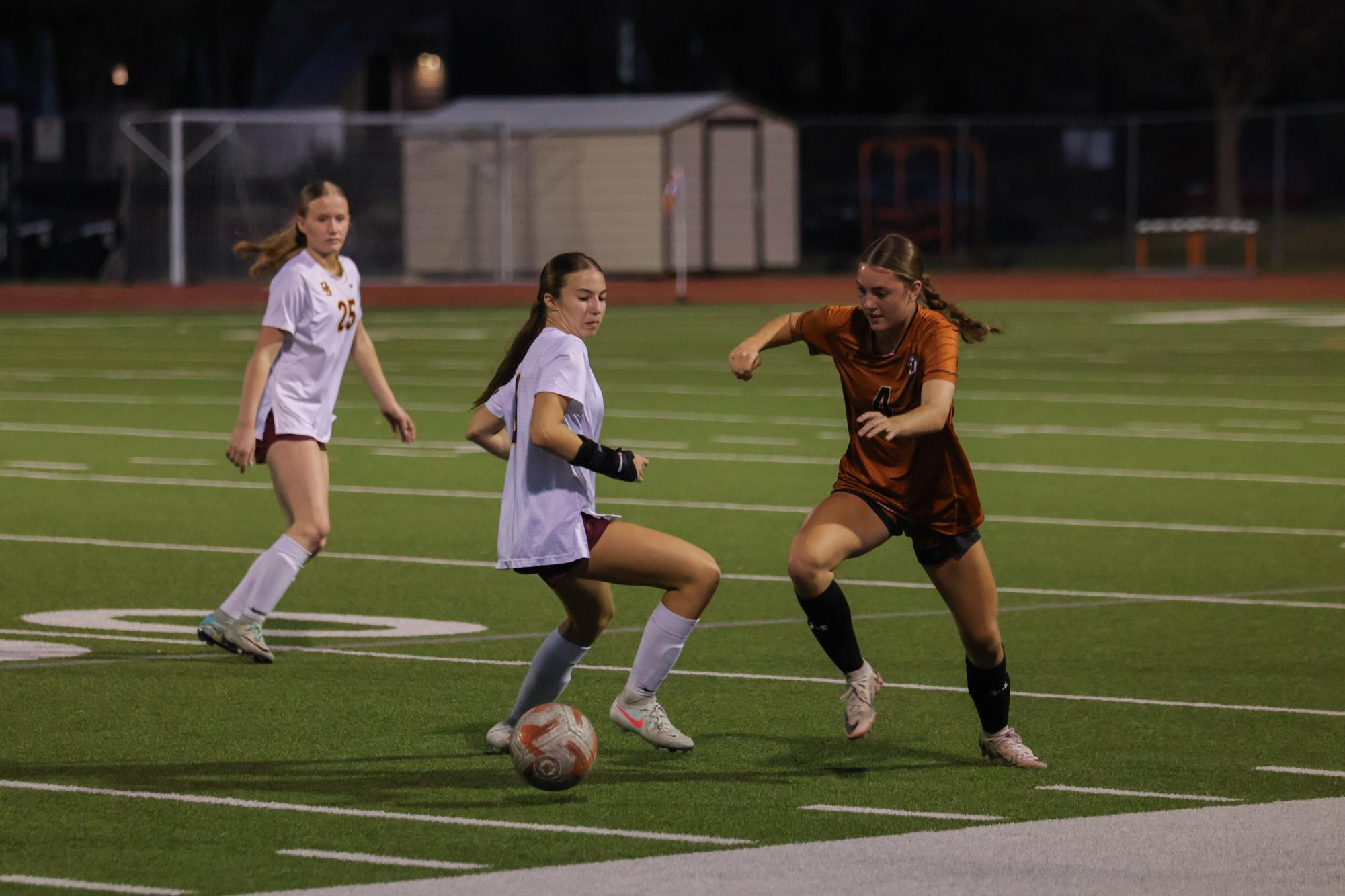 Varsity Girls Soccer Advances Further in Playoffs by Defeating Dripping Springs 2-1