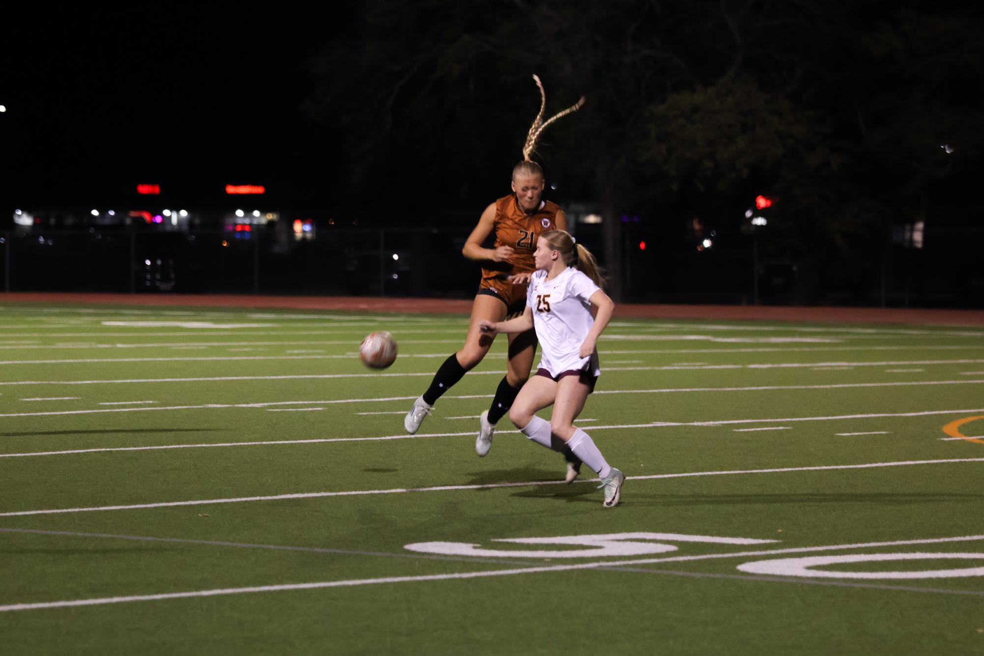 Varsity Girls Soccer Advances Further in Playoffs by Defeating Dripping Springs 2-1