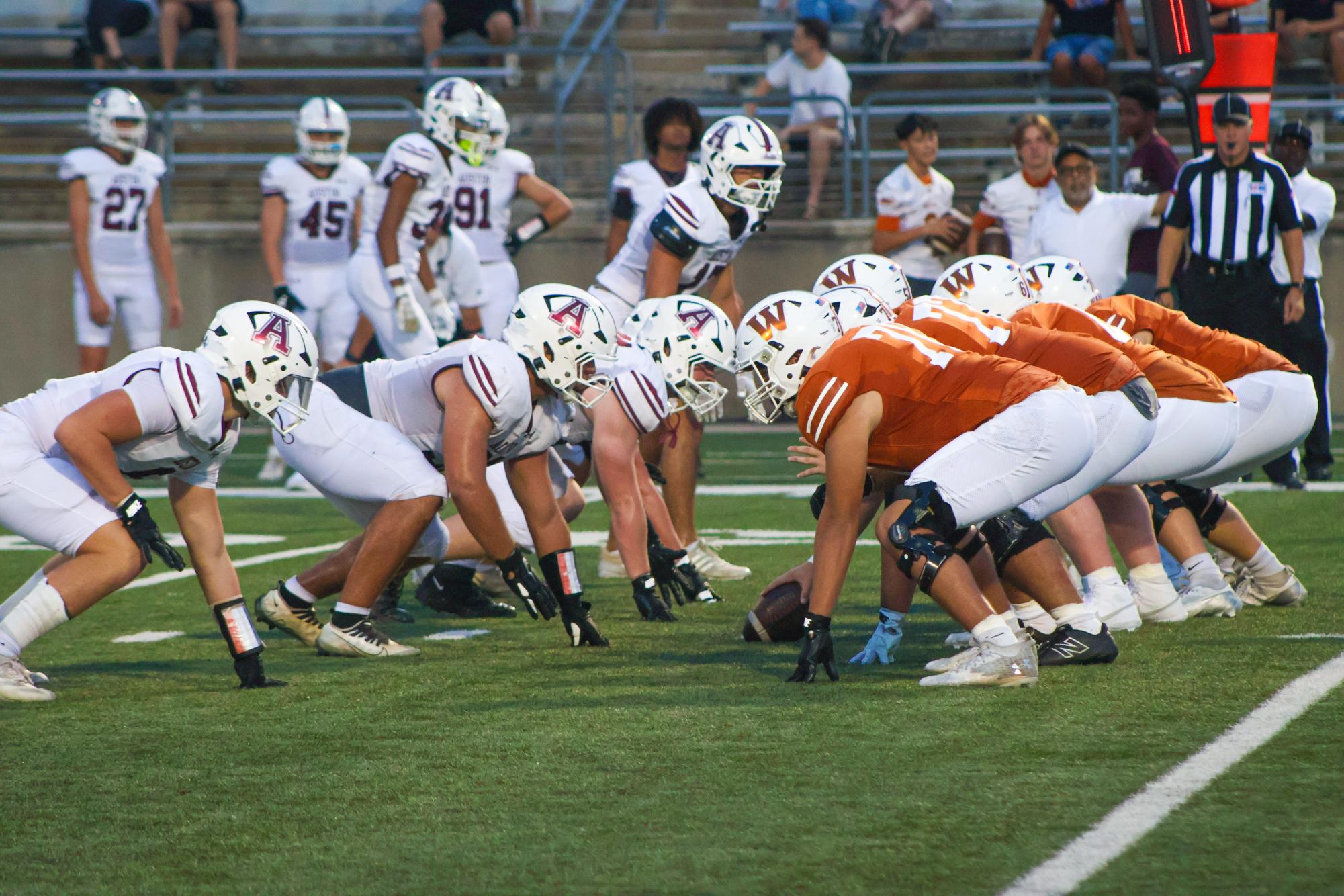 Varsity Football Conquers Austin High 39-9