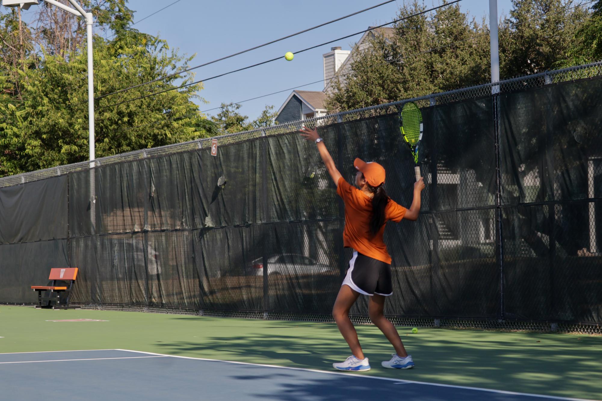 JV Black Tennis Continues Their Winning Streak on Home Court