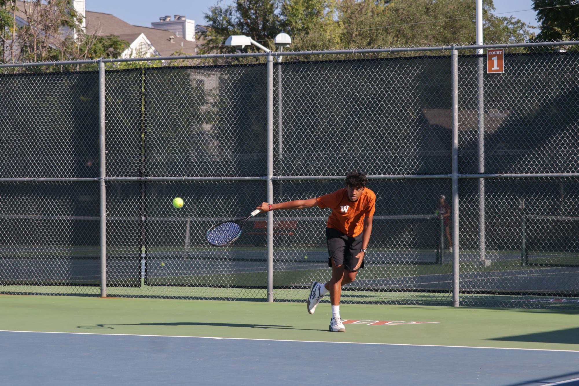 JV Black Tennis Continues Their Winning Streak on Home Court