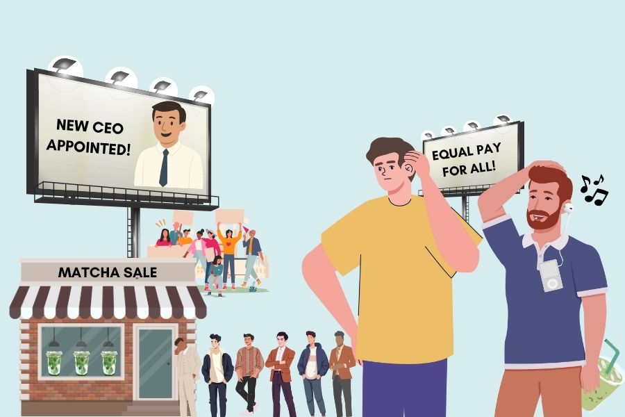 Performative males often jump to follow trends in order to gain social credibility, while ignoring real movements for activism and change.